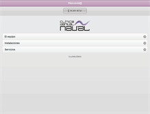 Tablet Screenshot of clinicanaval.com